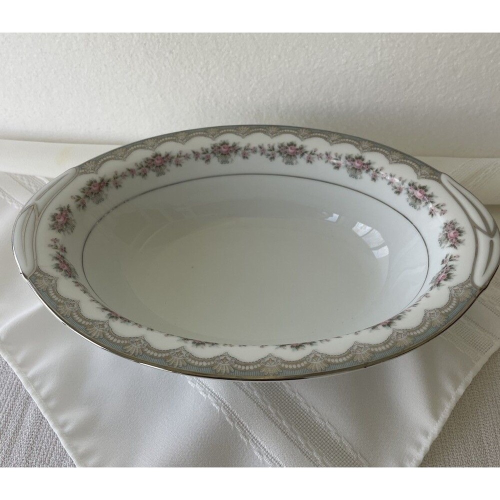 Noritake Japan GLENWOOD Serving Bowl Oval  ~10 3/4” Pattern #5770 EUC